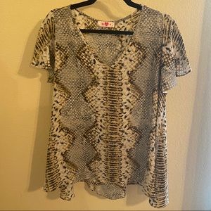 Buddy Love Snake print top